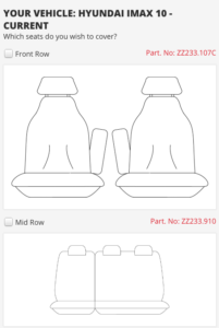 HYUNDAI IMAX FRONT AND MIDDLE