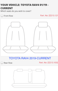 TOYOTA RAV4 1/2019 ON
