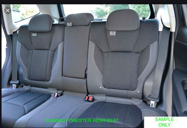 To Suit Subaru Forester Sj S4 All Badges 2018 Waterproof Rear Seat - Back Seat Covers For 2019 Subaru Forester