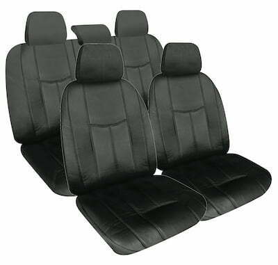 Toyota Prado 150 Series 2009 Cur Leather Look Front Middle Seat Covers Full Custom Made - 2008 Holden Captiva Car Seat Covers