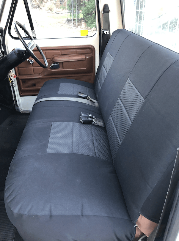 Ford F Series F100 F150 F250 F350 1967 1994 Waterproof Jacquard Bench Seat Cover Australian Made - Waterproof Seat Covers For Ford F350