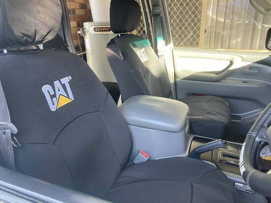 Caterpillar Canvas Seat Covers Mats Accessories Range Custom Made Is Available - 2018 Ram 1500 Seat Covers Australia