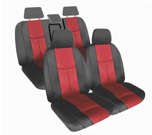 Leather Look Seat Covers Toyota Rav4 50 Series 1 2019 Cur Waterproof Front And Rear - Leather Seat Covers For Rav4 2019